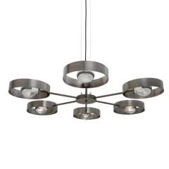 Lustre industriel 6 bras Design Fossa