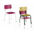 Chaise empilable pour école Design Mini Formica
