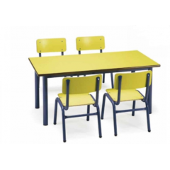 Tables polyvalente et fonctionnelle en Formica pour collectivité Design Réfectoire