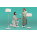 Lampe solaire à planter hauteur ajustable Design Chloe Plant