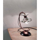 Lampe de chevet en céramique peinte à la main Design Milano