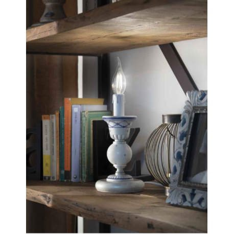 Lampe en céramique peinte à la main Design Sanremo
