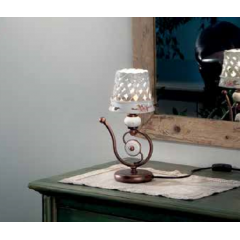 Lampe en céramique peinte à la main Design Verona