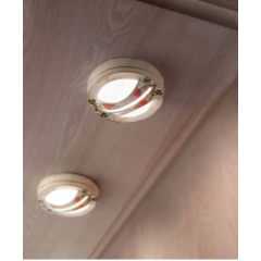 Applique ou plafonnier pour extérieur ou salle de bain peint à la main Design Brindisi IP44