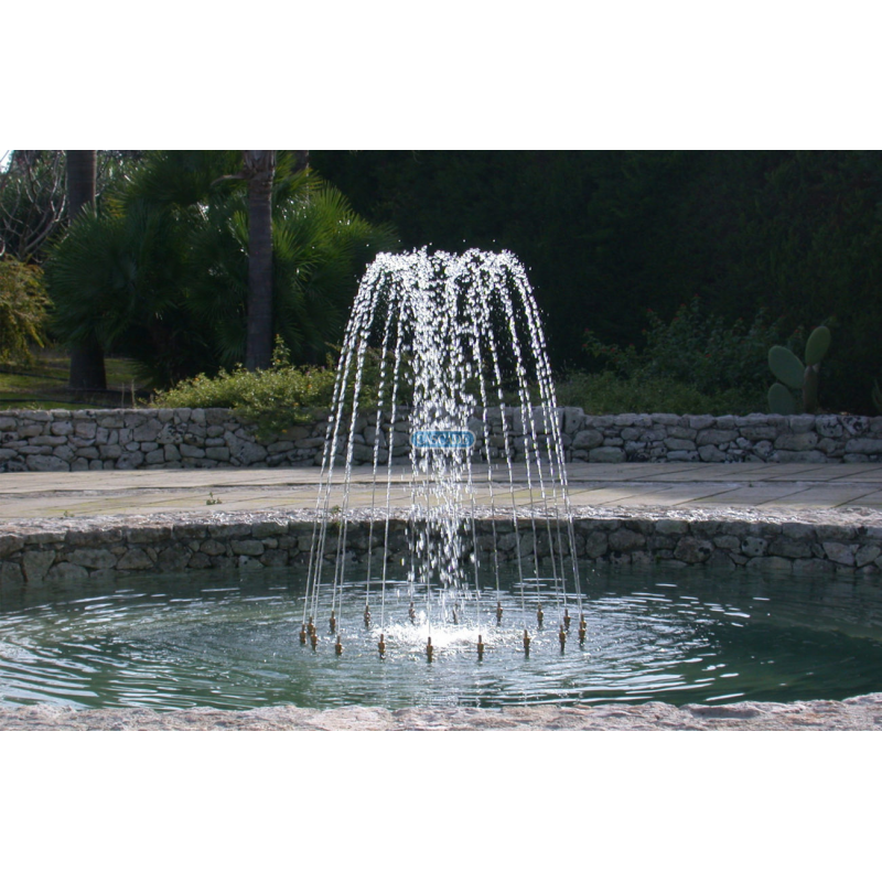 FONTAINE EXTERIEUR EN PIERRE DE JARDIN JETS D'EAU-A