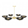 Chandelier moderne 6 bras Design Newbury