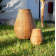 Lampe d'extérieur sans fil en fibres naturelles Design Sanoa