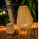 Lampe d'extérieur sans fil en fibres naturelles Design Sanoa