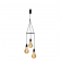 Suspension solaire triple Design Chiara