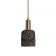 Suspension Osier Black Clay