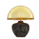 Lampe de table en céramique Lawson Black Clay