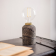 Lampe de table en céramique Bixa Black Clay