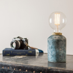Lampe de table en céramique Design Bixa Blue Earth