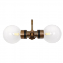 Applique double globes salle de bain Design Ness IP65