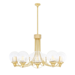 Lustre Chandelier globe 11 bras Design Wilmot