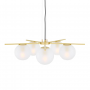 Lustre Chandelier globe 5 bras Design Madison