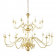 Lustre Chandelier flamand monumental 20 bras Design Flemish bougies