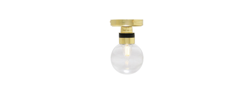 Plafonnier globe d'extérieur ou salle de bain Design Ayr IP65