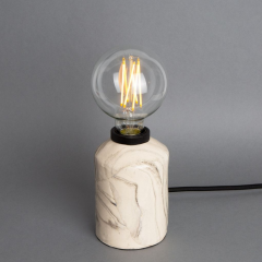 Lampe de table en céramique Design Bixa Marbled