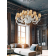 Lustre Chandelier en verre soufflé pour hôtel ou château Design David