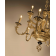 Lustre Chandelier en Laiton coulé doré à la feuille d'or pour hôtel ou château Design Klimt 12 Lumières