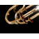 Lustre Chandelier en Laiton coulé doré à la feuille d'or pour hôtel ou château Design Klimt 8 Lumières