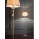 Lampadaire en Laiton coulé doré à la feuille d'or pour hôtel ou château Design Klimt