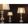 Lampe de Table en Laiton doré à la feuille d'or pour hôtel ou château Design Nadine