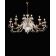 Lustre chandelier en cristal pour hôtel ou château Design Astrid 12 Lumières