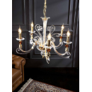 Lustre chandelier en cristal pour hôtel ou château Design Astrid 5 Lumières