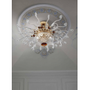 Plafonnier géant en cristal pour hôtel ou château Design Astrid