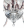 Lustre chandelier en cristal fabriqué main pour hôtel ou château Design Greta 8 Lumières