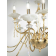 Lustre chandelier monumental en verre artisanal fabriqué main et cristal pour hôtel ou château Design Fleurs 18 Lumières