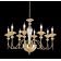 Lustre chandelier monumental en verre artisanal fabriqué main et cristal pour hôtel ou château Design Fleurs 8 Lumières