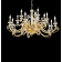 Lustre chandelier en verre artisanal fabriqué main et cristal pour hôtel ou château Design Gioia 18 Lumières