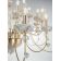 Lustre chandelier monumental en verre artisanal fabriqué main et porcelaine fine pour hôtel ou château Design Edith 30 Lumières