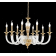 Lustre Chandelier monumental en verre soufflé artisanal pour hôtel ou château Design Morgana 8 Lumières
