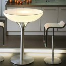 Table lumineuse Lounge Moree Hauteur 105 cm