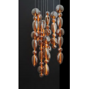 Suspension cascade en verre Design Chavana