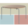 Table circulaire empilable pour salle de travail Design Tonda