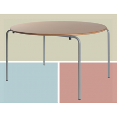 Table circulaire empilable pour salle de travail Design Tonda