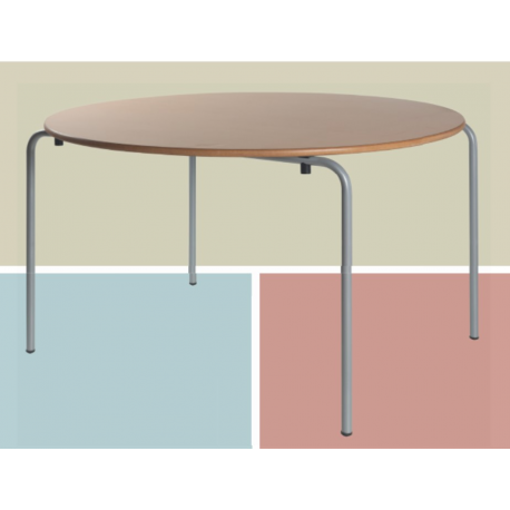 Table circulaire empilable pour salle de travail Design Tonda