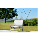 Arbre Lampadaire en aluminium sans fil longue durée pour Hôtels et Restaurants Collection Miraï