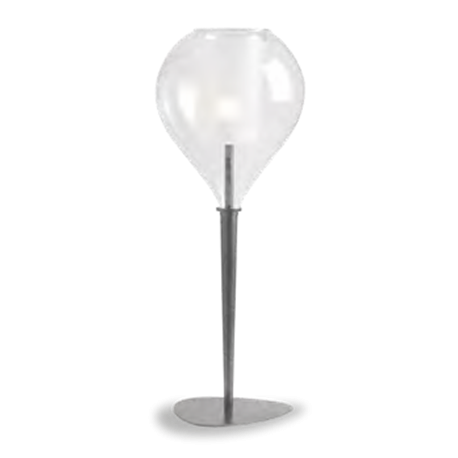 Lampe à poser en verre soufflé Design Circé Conique