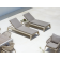 Transat ou Bain de soleil en aluminium et tressage Journey