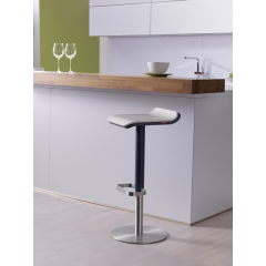 Tabouret de bar réglable et rotatif Design Ed Anthracite Moree