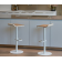 Tabouret de bar Design Ed Static White Moree