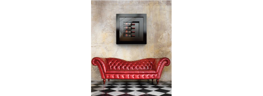Cadre réfrigéré lumineux Cave à vin Design Quadro Vino 40