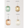 Suspension cascade en verre Design Hammam 3, 5 ou 7 pendants