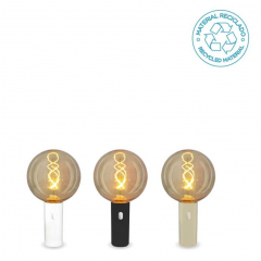 Suspension ampoule déco rechargeable à suspendre pour extérieur Design Edy